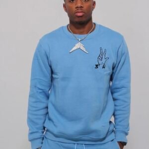 Ensemble Hoodie Bleu