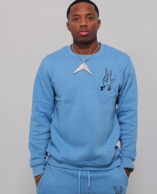 Ensemble Hoodie Bleu