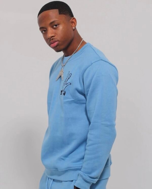 Hoodie-bleu