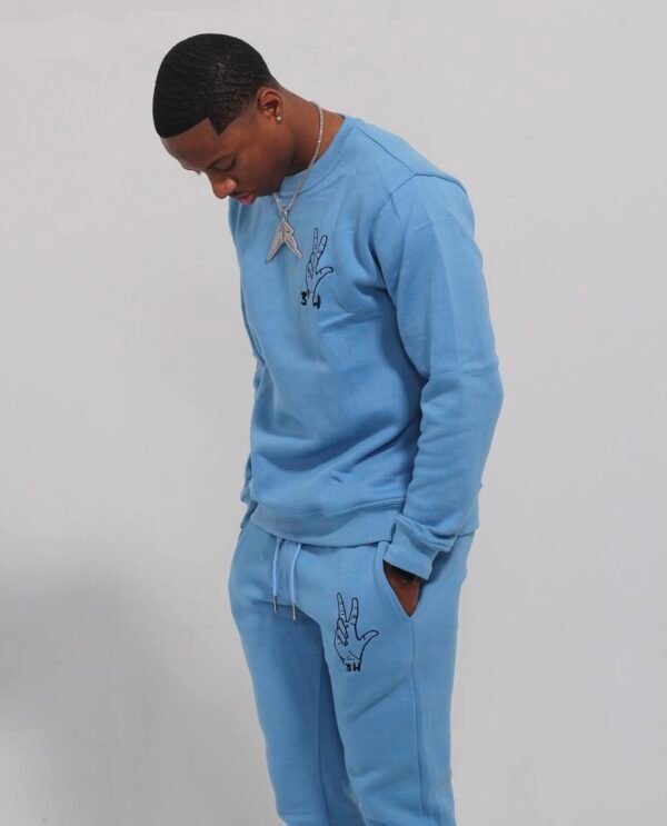 Ensemble Hoodie Bleu – Image 4